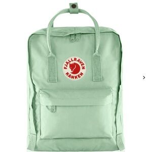 NWT Fjallraven Kanken Original Backpack in Mint Green
